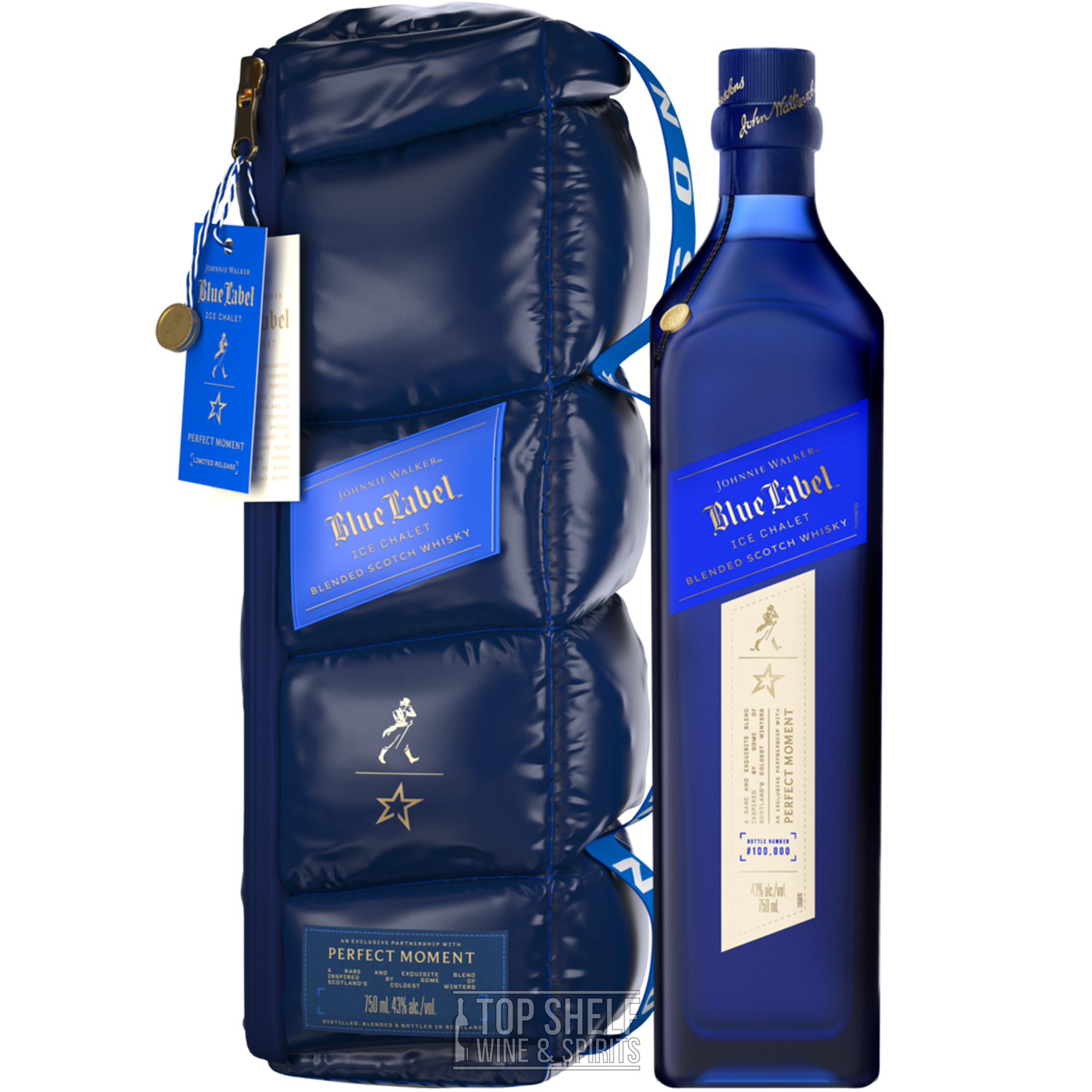 Johnnie Walker Ice Chalet Blue Label Scotch (Limited Edition)