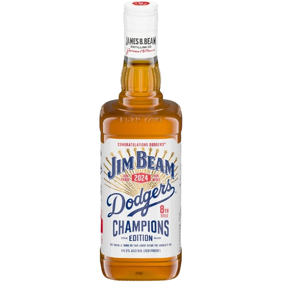 Jim Beam Dodgers 8th Title Champions 2024 Edition Bourbon