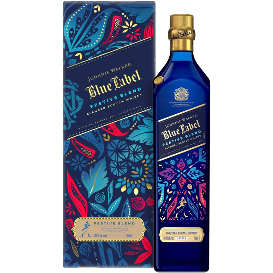 Johnnie Walker Blue Label Festive Blend Scotch