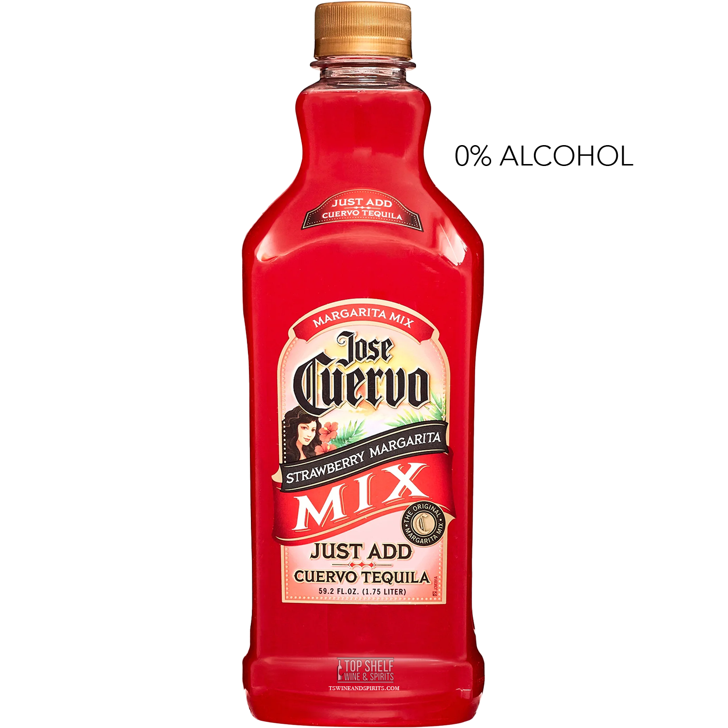 Jose Cuervo Authentic Strawberry Lime Mix 1.75L