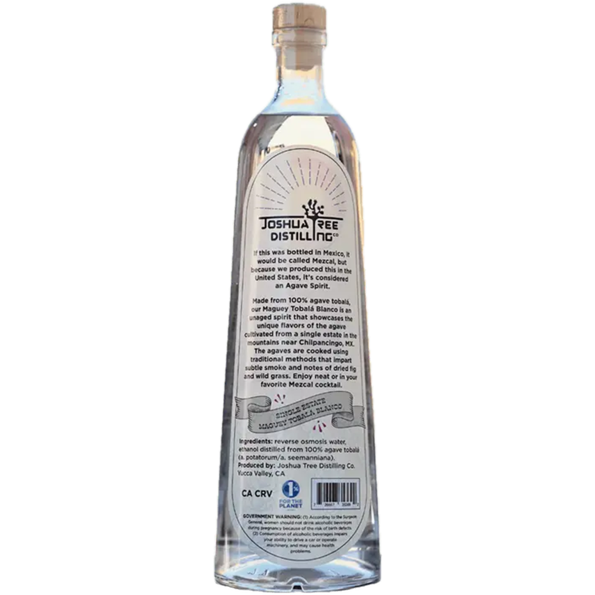 Joshua Tree Maguey Tobala Blanco Mezcal