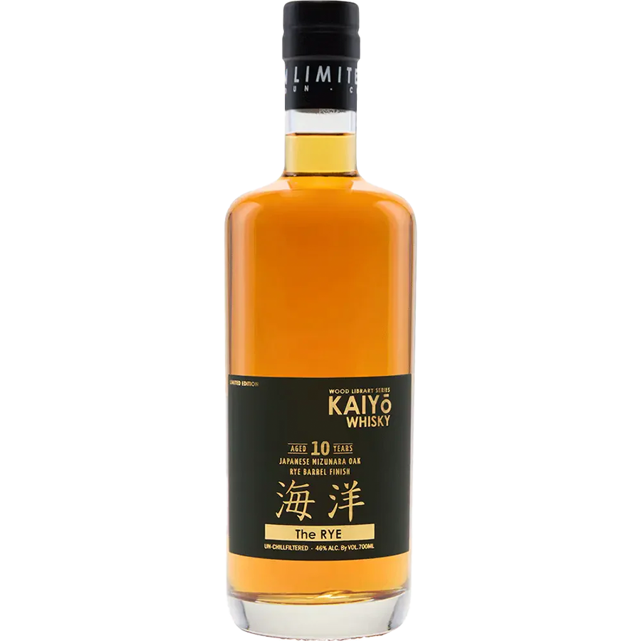 Kaiyo The Rye 10 Year Wood Library Series