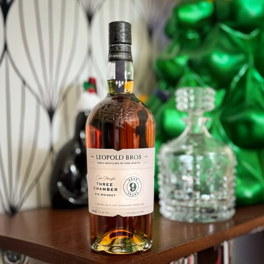 Leopold Bros 9 Year Three Chamber Rye Whiskey