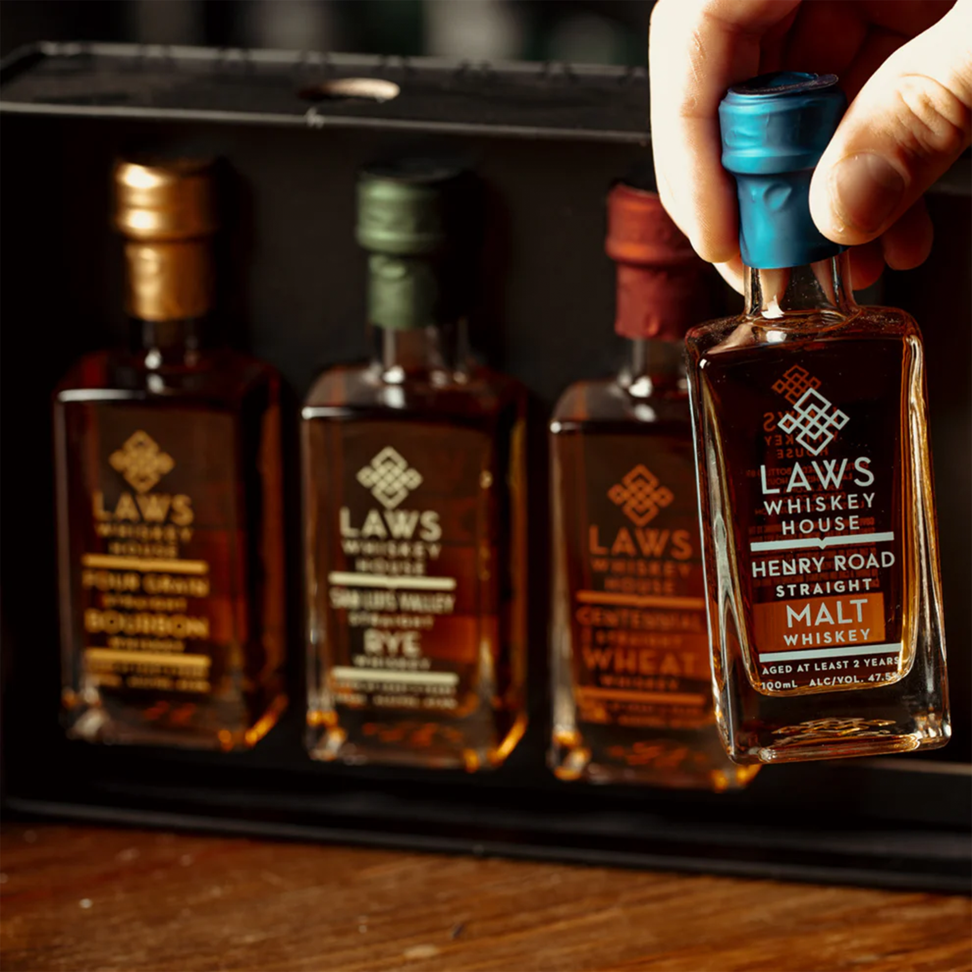 Laws Whiskey House Set (4 Pack) 100ml