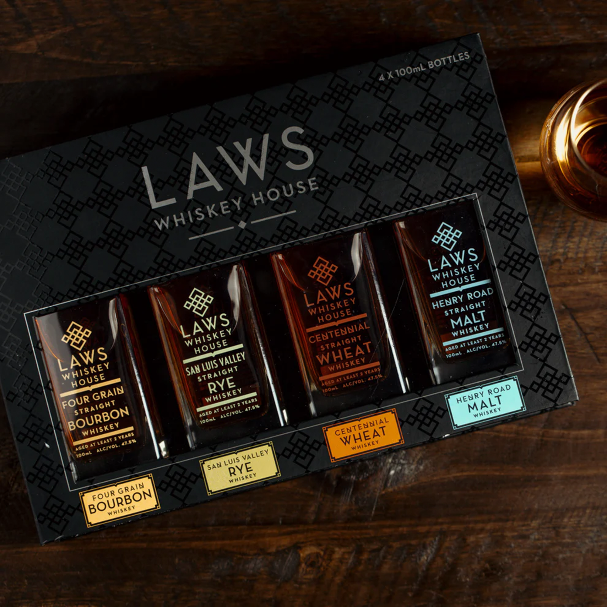 Laws Whiskey House Set (4 Pack) 100ml