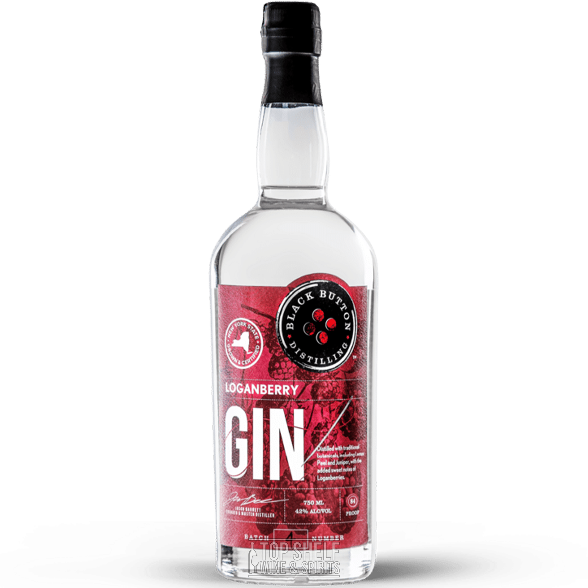 Black Button Loganberry Gin Delivery & Gifting