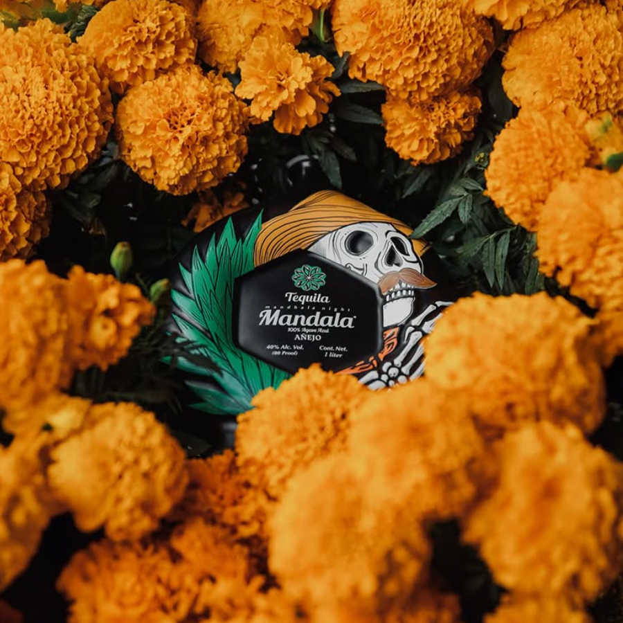 Mandala Dia De Los Muertos Green Añejo 2025 Tequila 1L