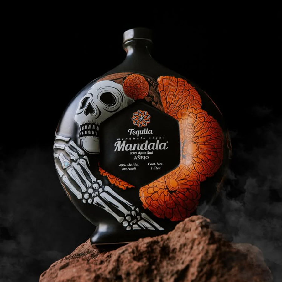 Mandala Dia De Los Muertos Orange Añejo 2025 Tequila 1L | Delivery