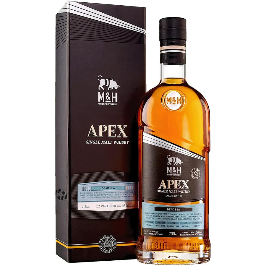 Milk and Honey Apex Dead Sea Single Malt Whisky 700ml