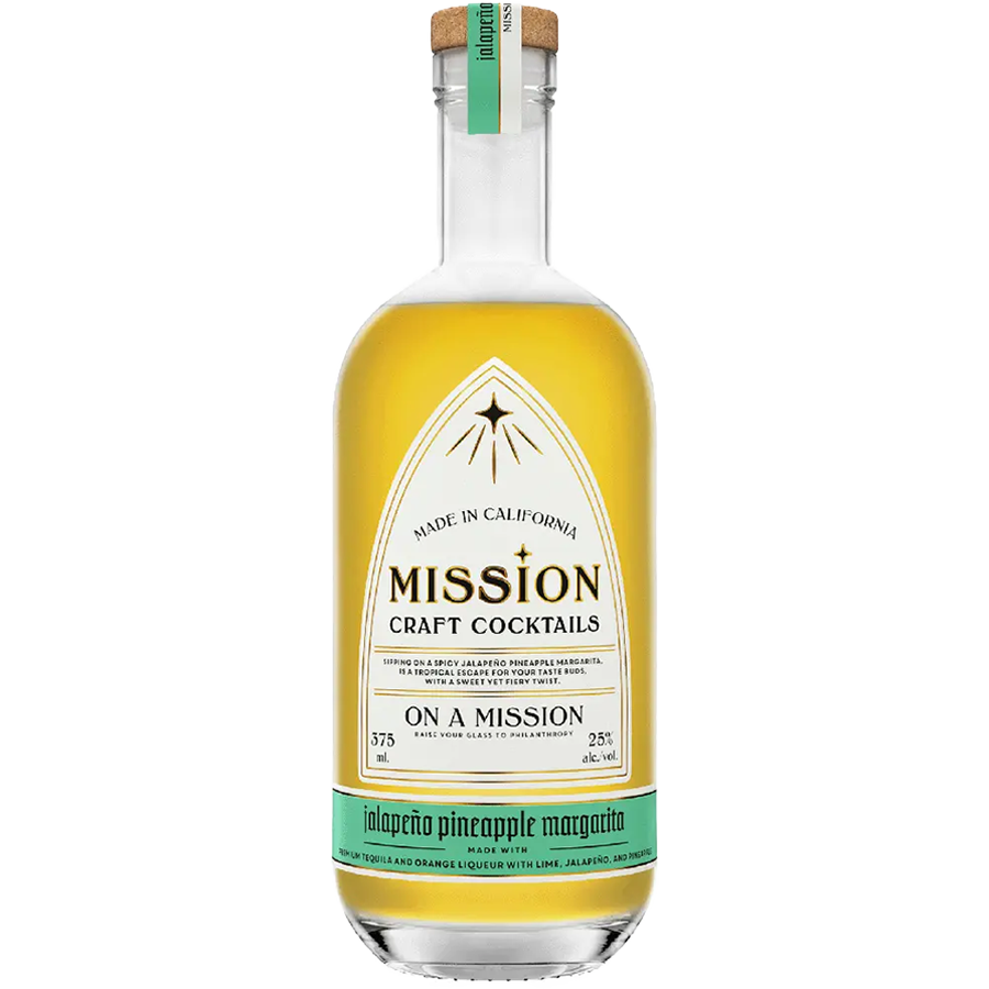 Mission Cocktails Jalapeño Pineapple Margarita 375ml