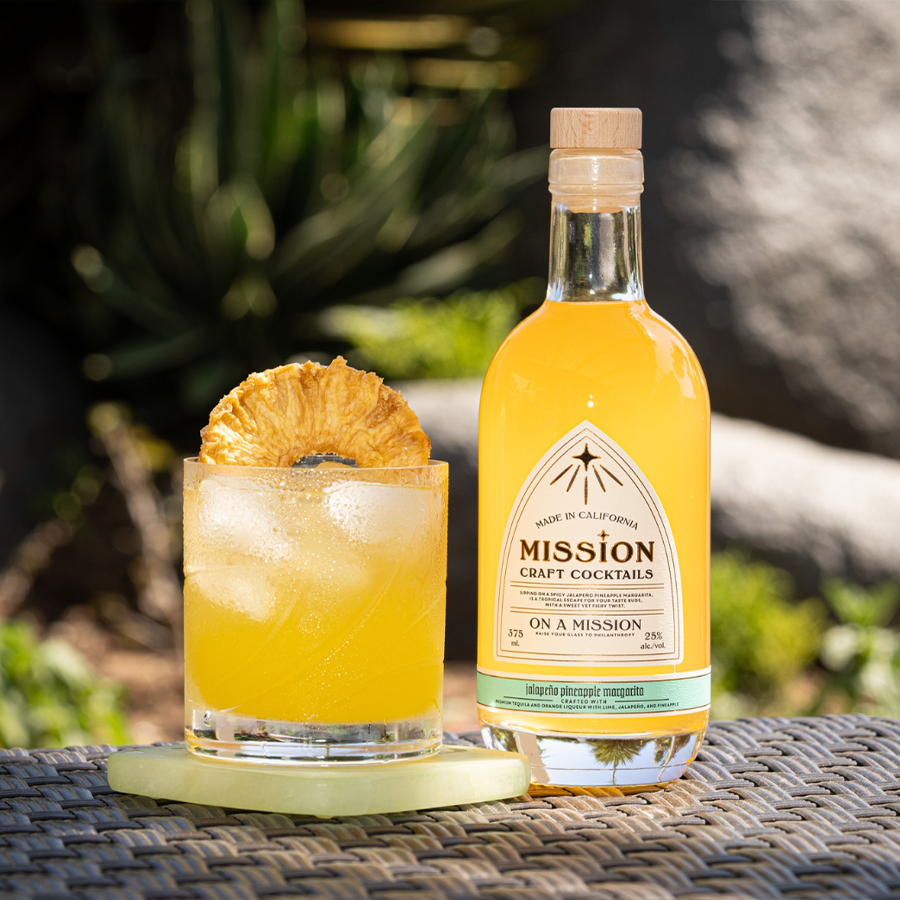 Mission Cocktails Jalapeño Pineapple Margarita 375ml