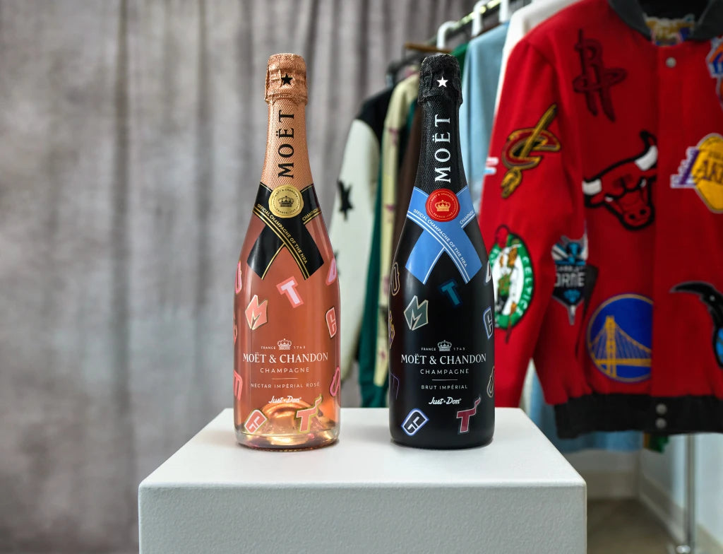 Moet & Chandon Rose Imperial Champagne With Godiva Black & Gold