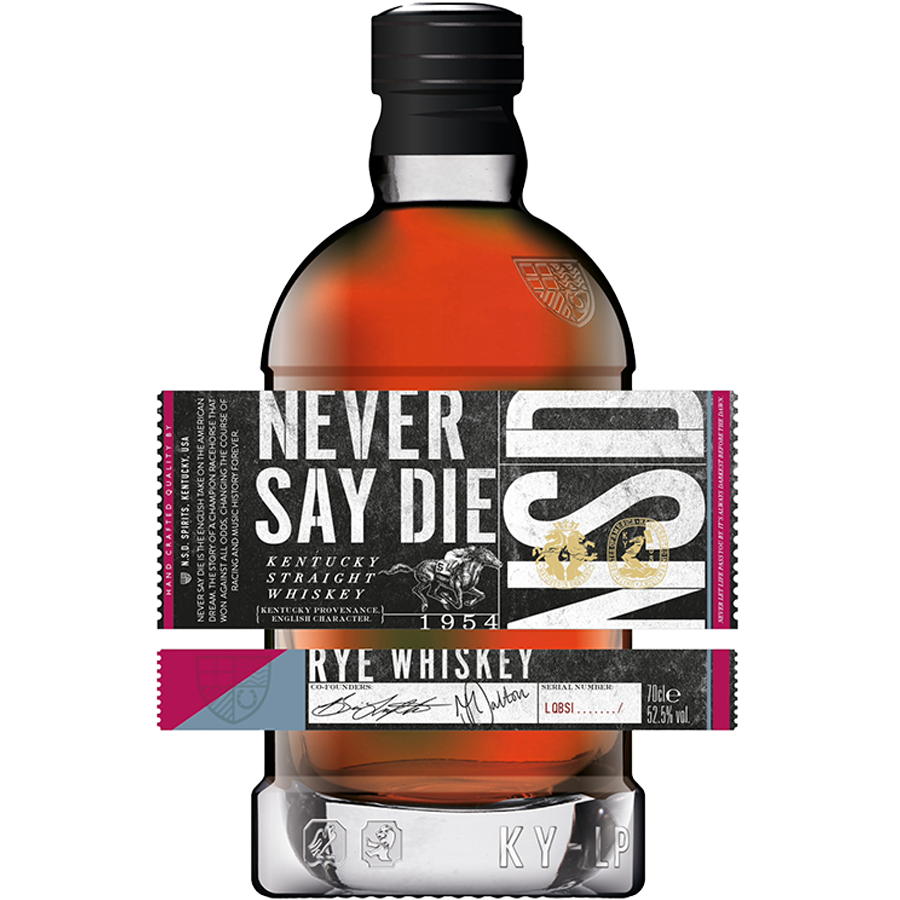 Never Say Die Rye Whiskey 700ml