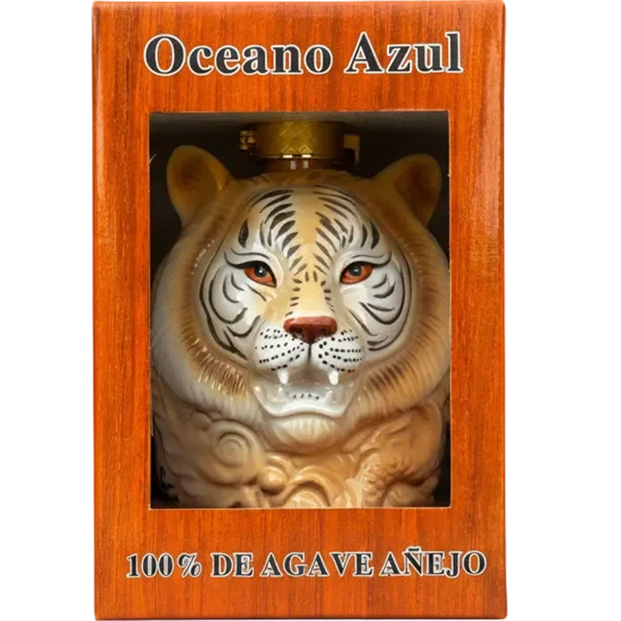 Oceano Azul White Tiger Añejo Tequila 1L