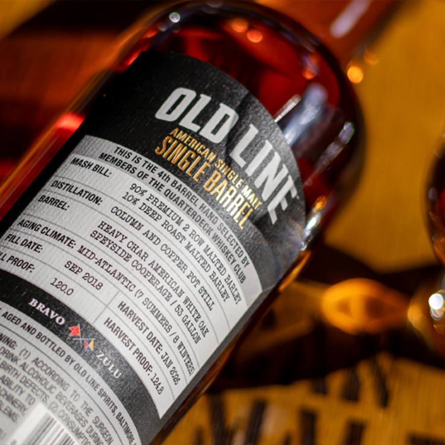 Old Line Single Barrel American Single Malt