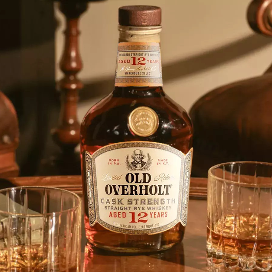 Old Overholt 12 Year Cask Strength Straight Rye Whiskey