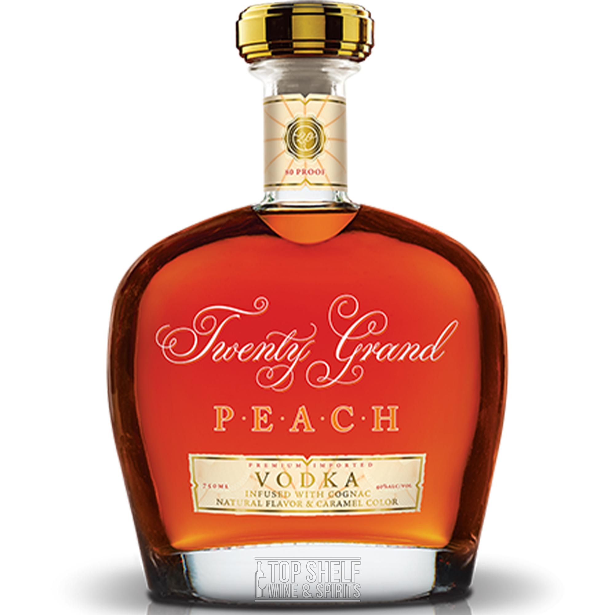 Twenty Grand Peach Vodka Infused with Cognac