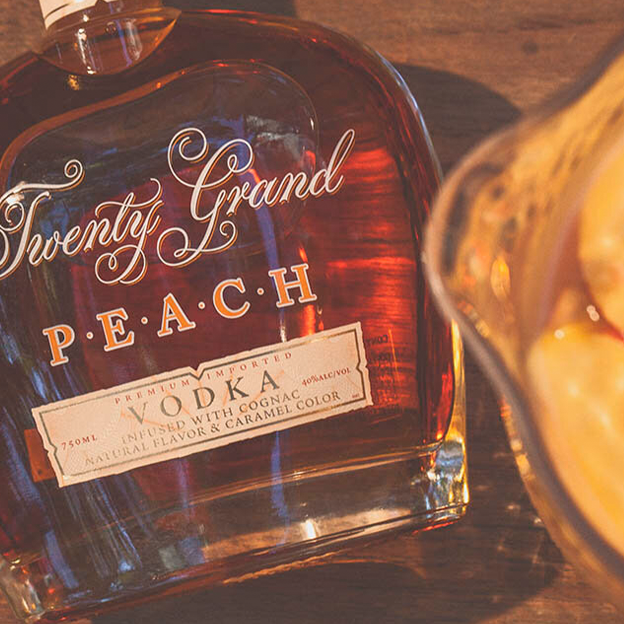 Twenty Grand Peach Vodka Infused with Cognac