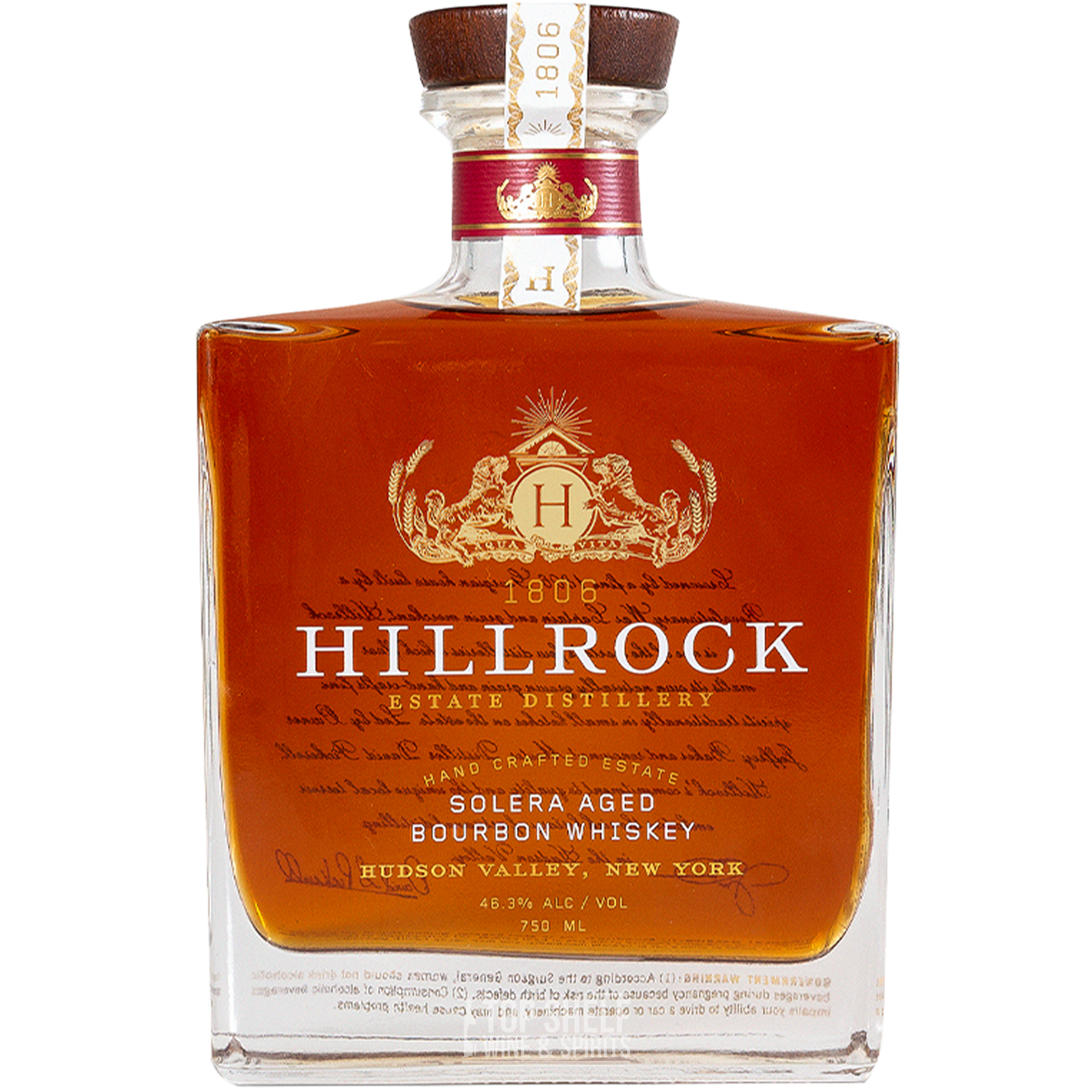 Hillrock Solera Pinot Noir Aged Bourbon Whiskey