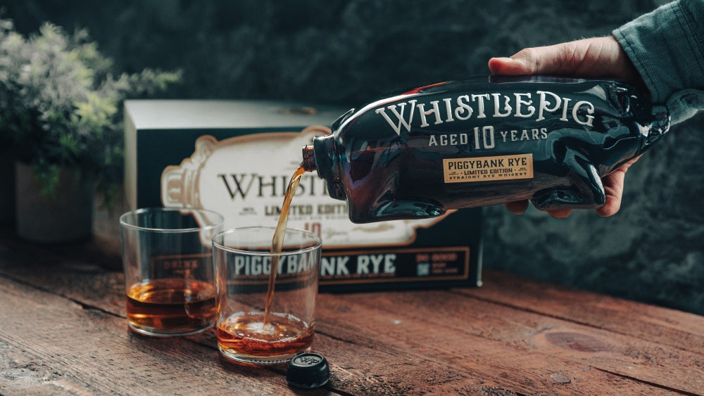 WhistlePig Piggybank Straight Rye Whiskey 1L (Limited Edition)