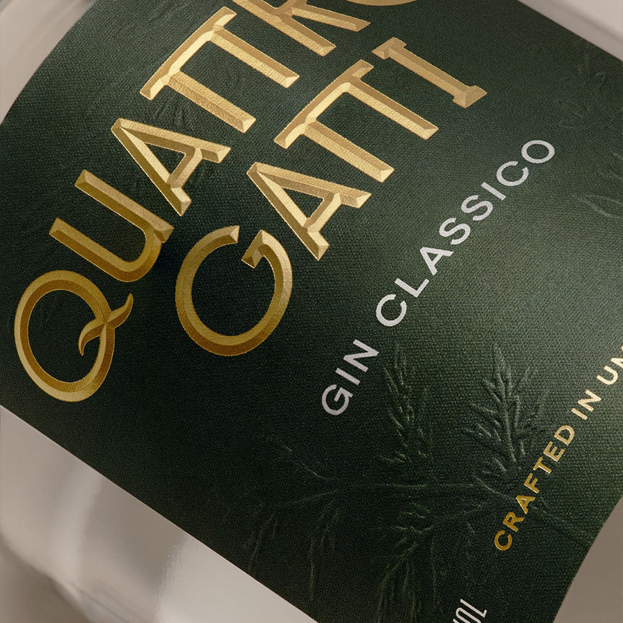 Quattro Gatti Classico Gin 700ml