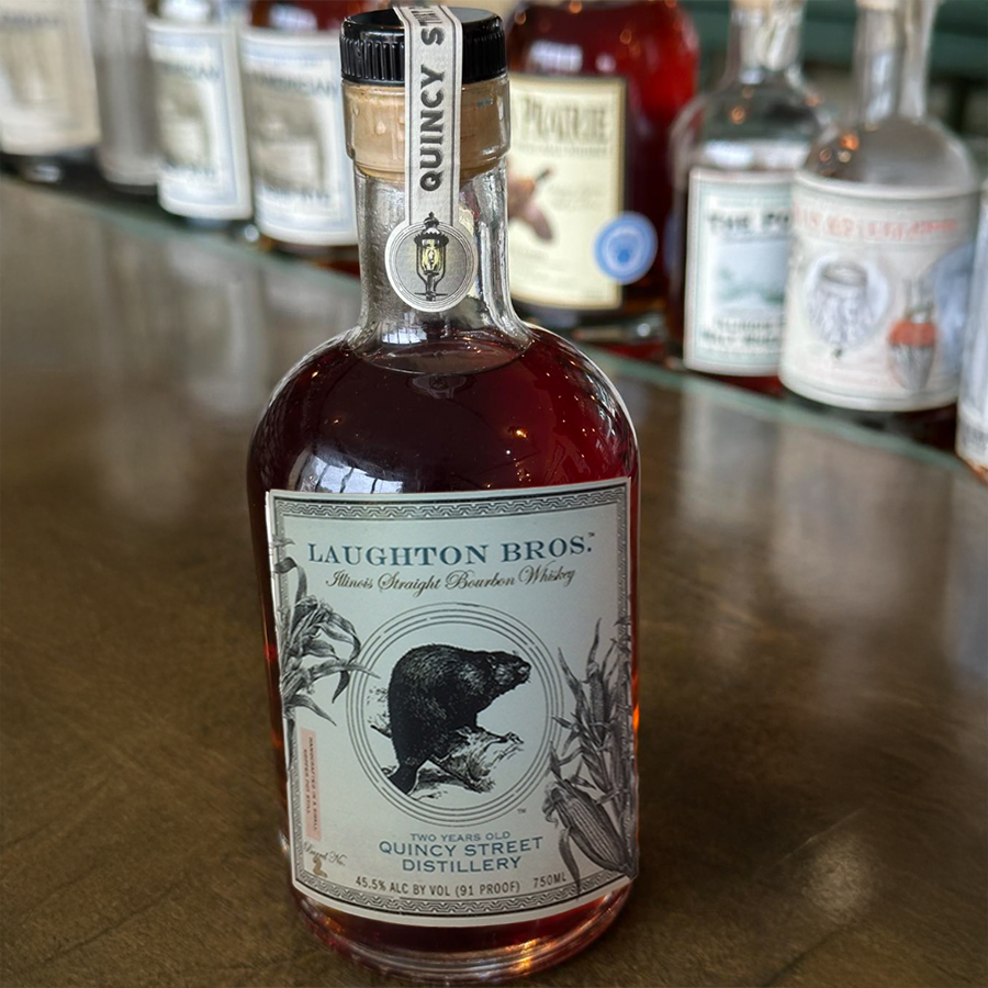 Quincy Street Distillery Laughton Bros 2 Year Bourbon