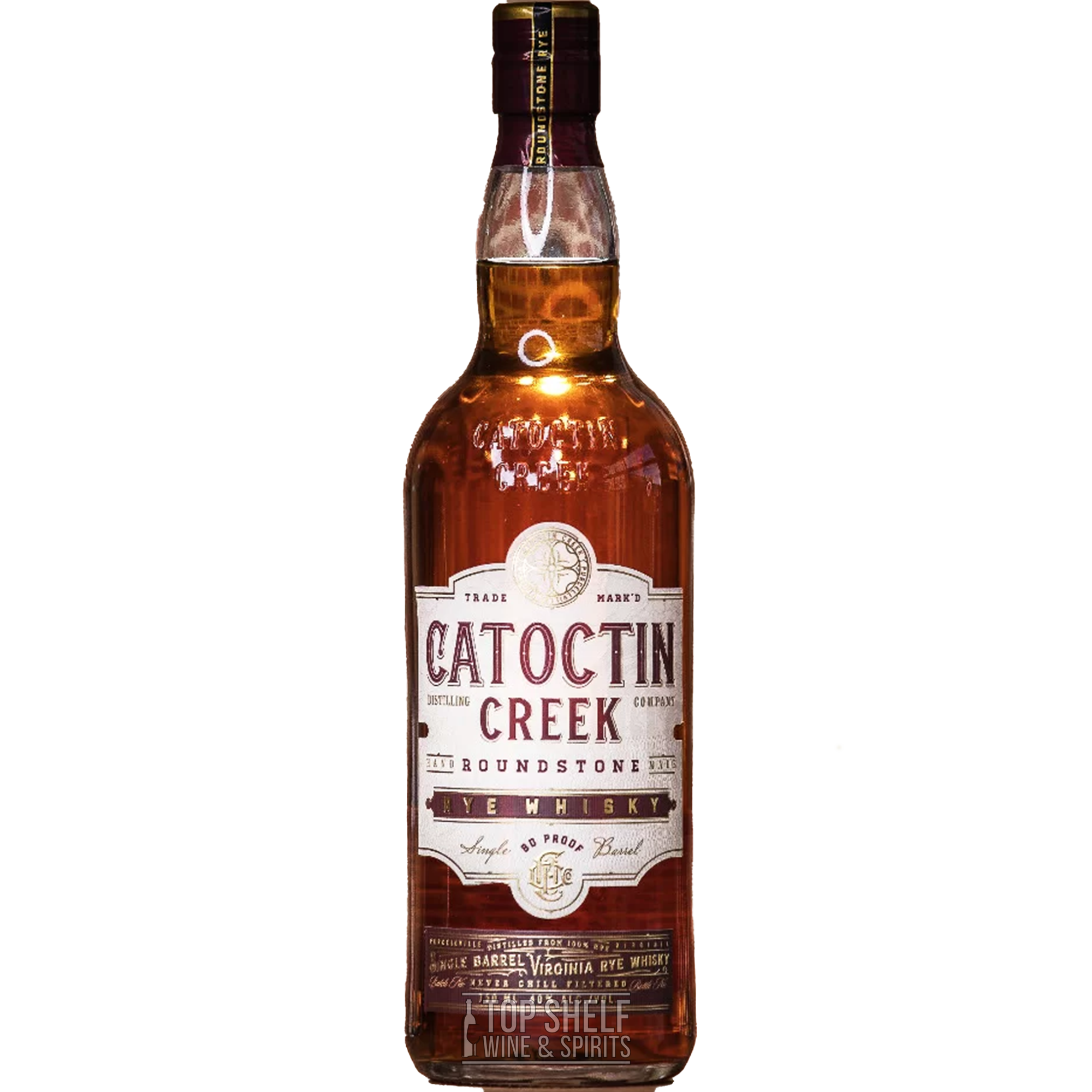Catoctin Creek Roundstone Rye Single Barrel Small Batch (red)