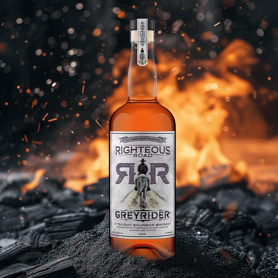 Righteous Road Greyrider Straight Bourbon Whiskey