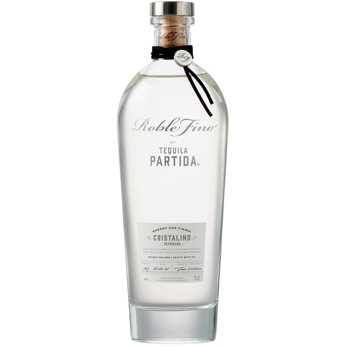 Roble Fino Partida Cristalino Reposado Tequila