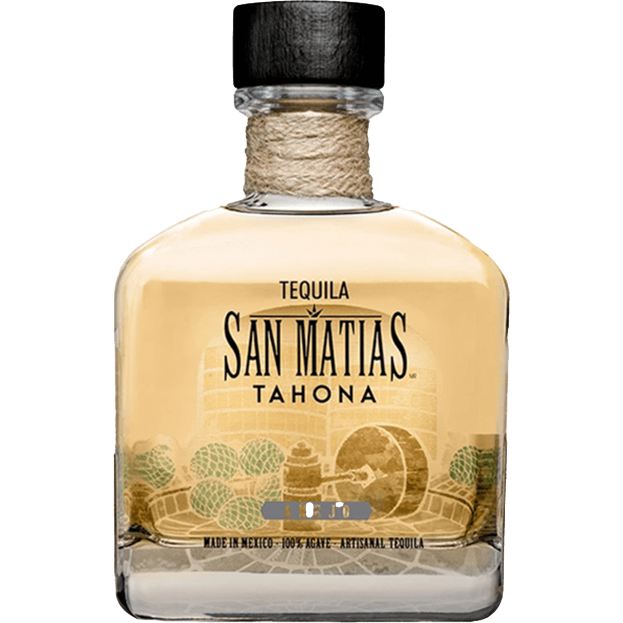 San Matías Tahona Añejo Tequila bottle showcasing artisanal craftsmanship and smooth character.