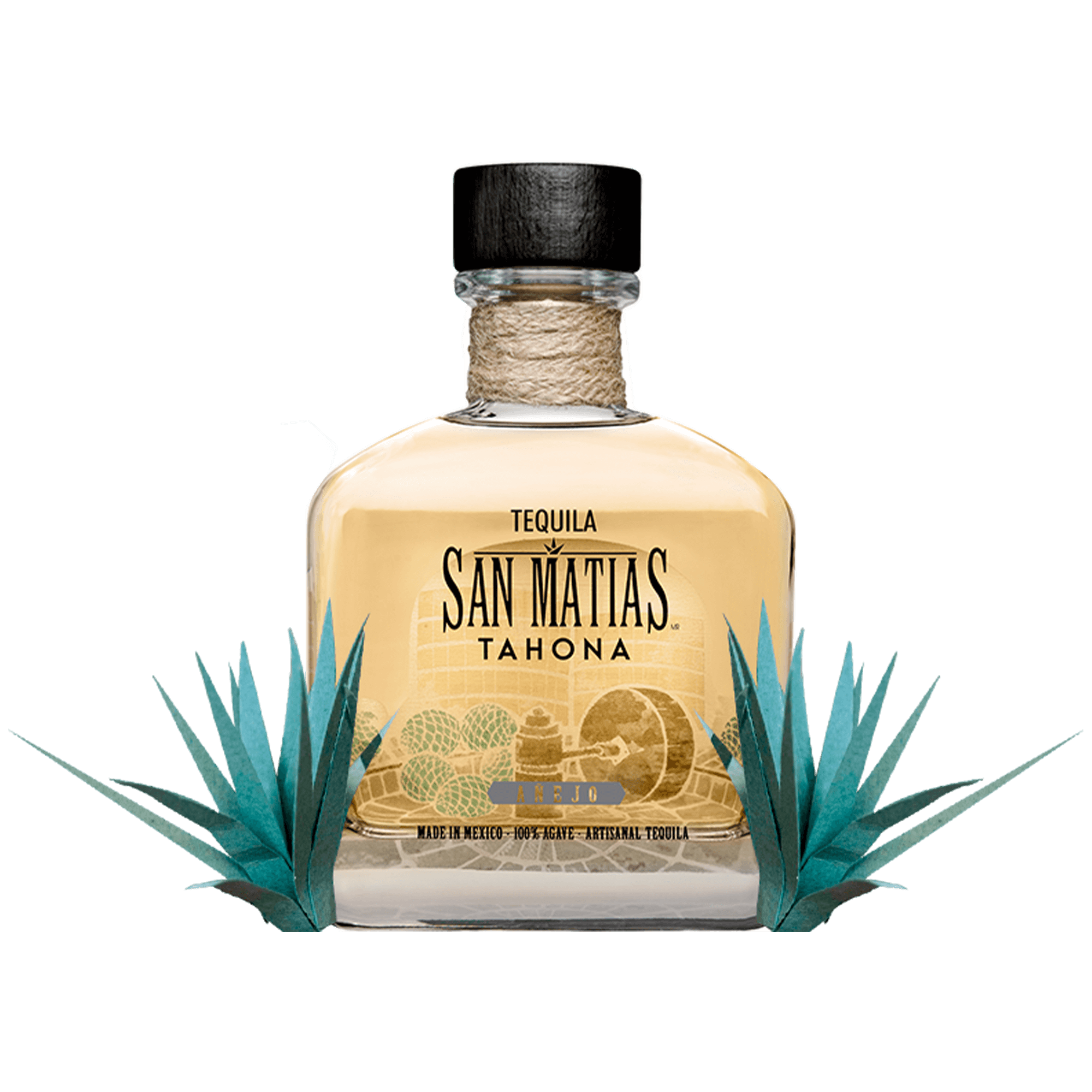 San Matías Tahona Añejo Tequila bottle highlighting traditional craftsmanship and heritage.