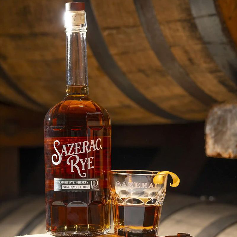 Sazerac 100 Proof Straight Rye Whiskey 1L