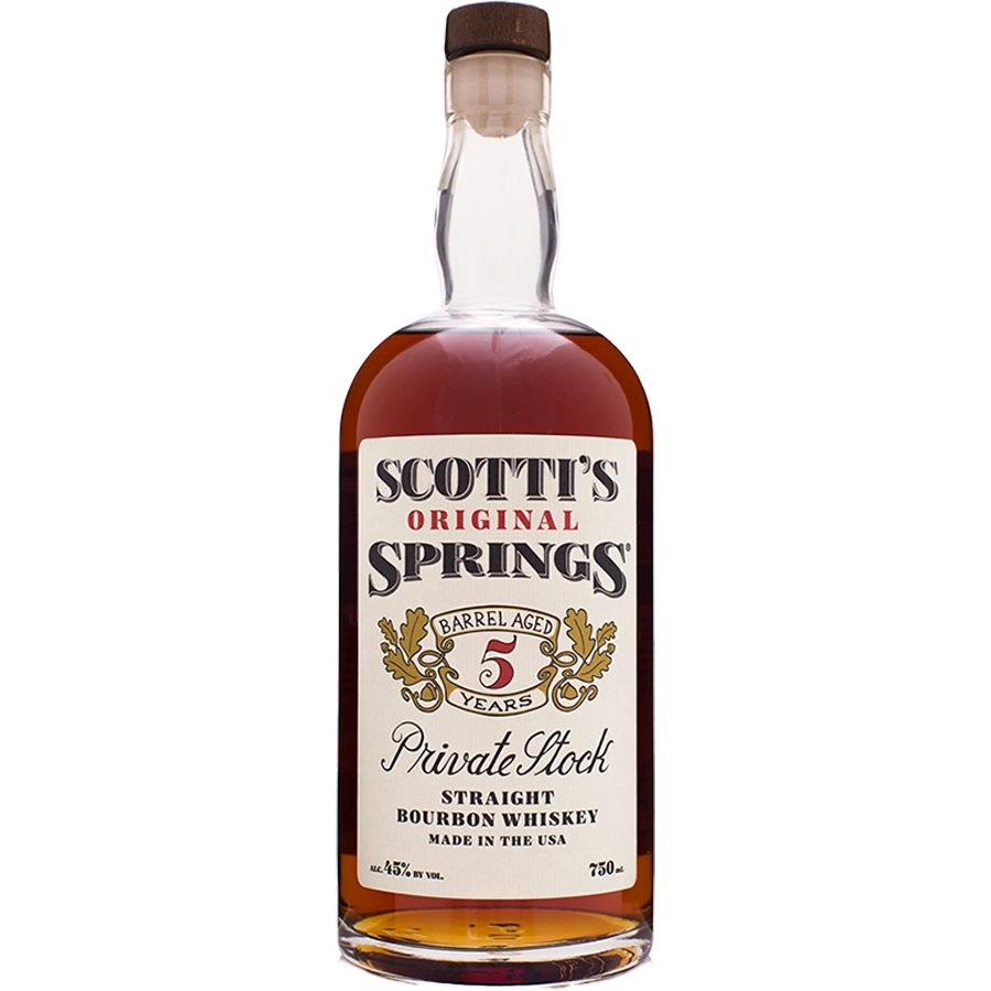 Scotti's Original Springs 5 Year Private Stock Straight Bourbon