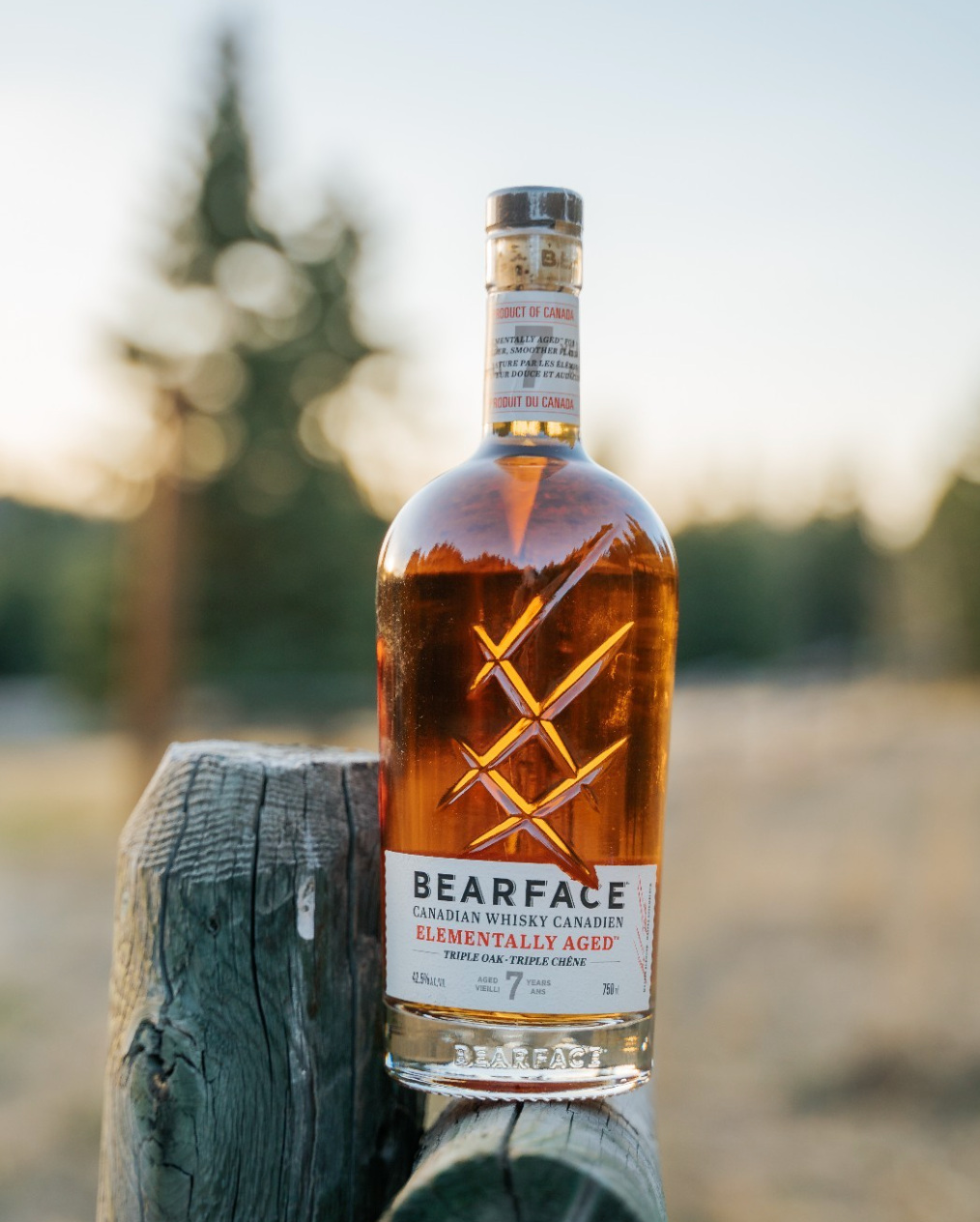 Bearface Triple Oak Elementally Aged 7 Year Canadian Whisky