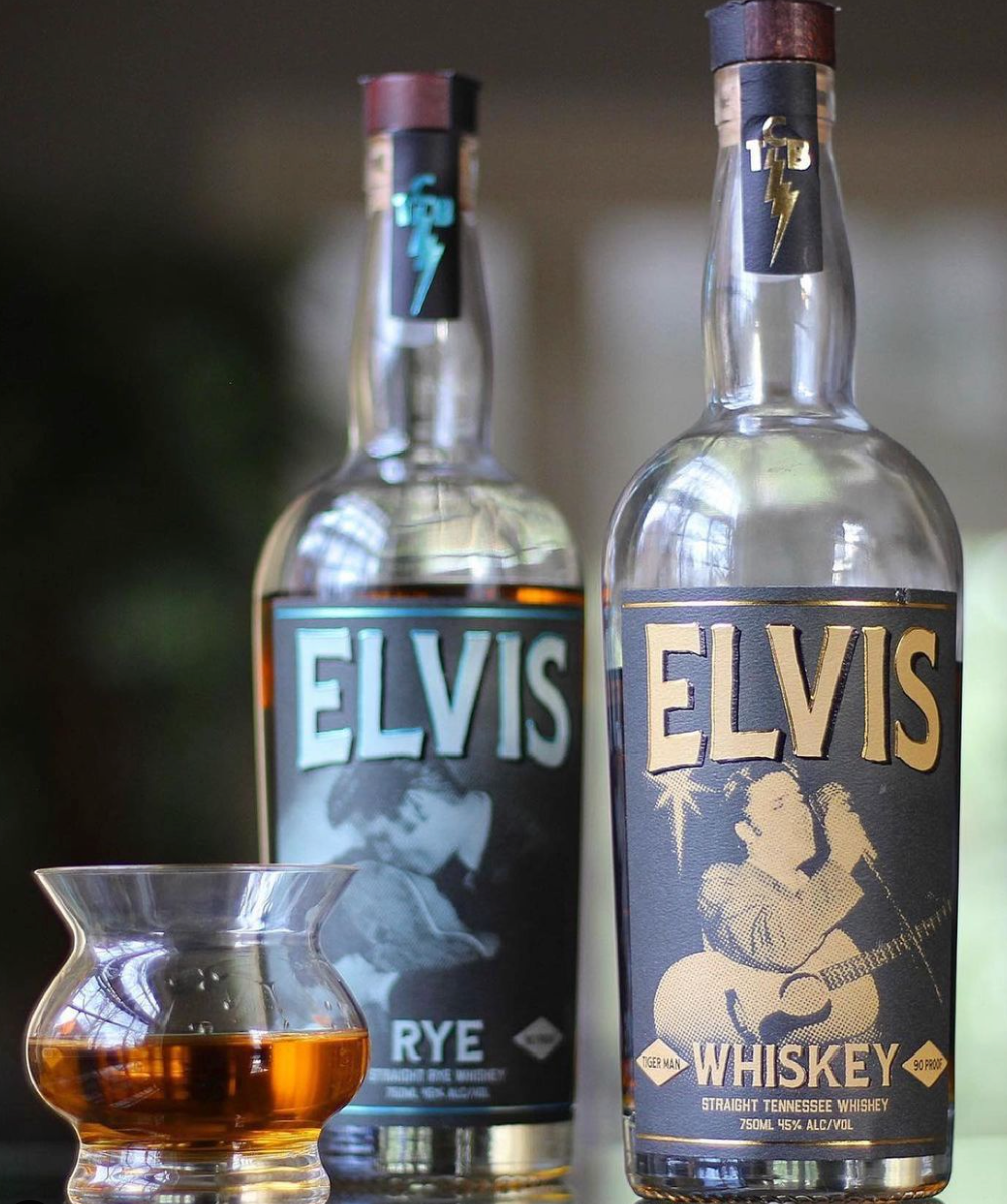 Elvis The King Straight Rye Tennessee Whiskey
