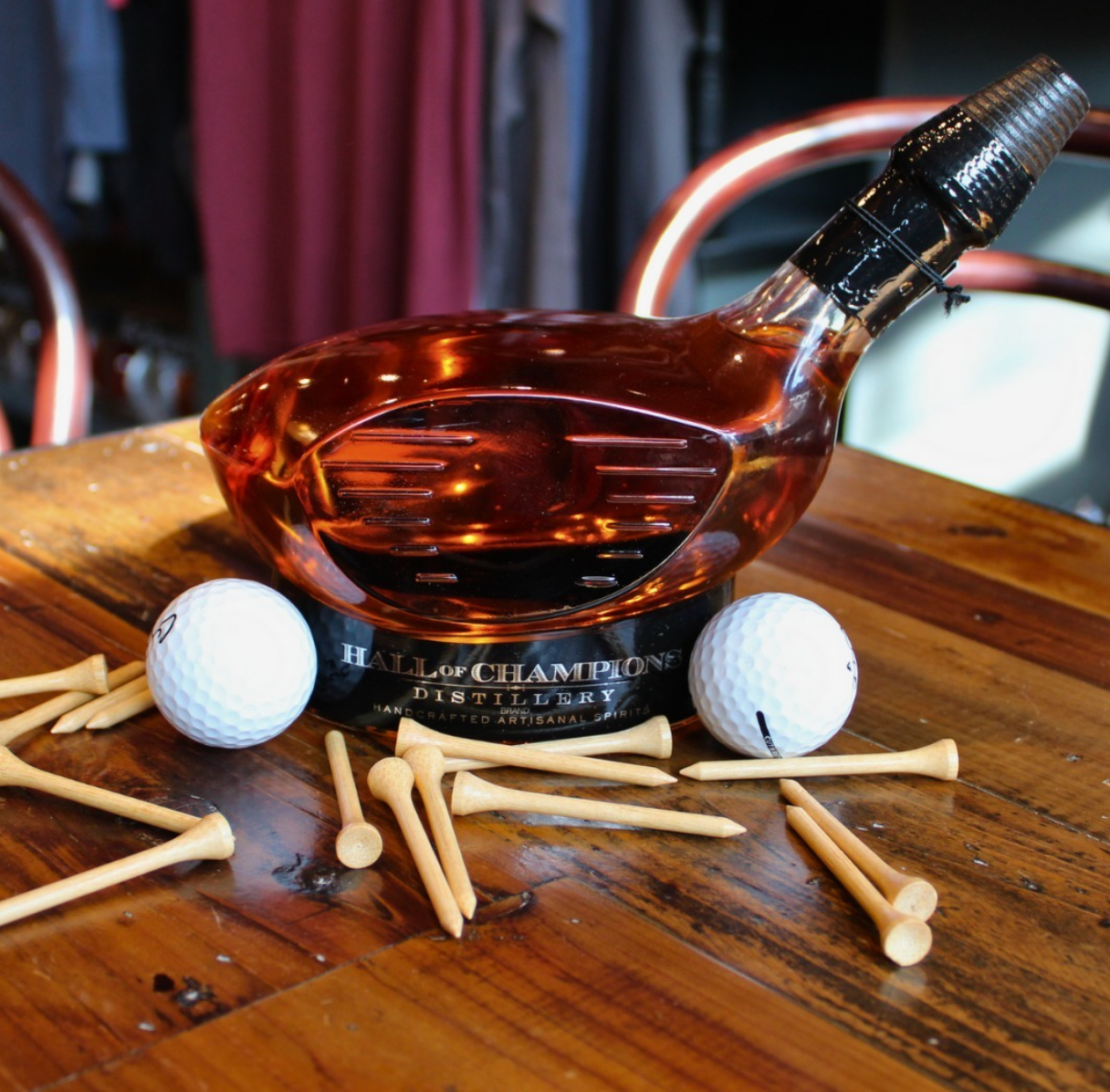 Cooperstown Distillery Hall of Champions American Single Malt Golf Decanter
