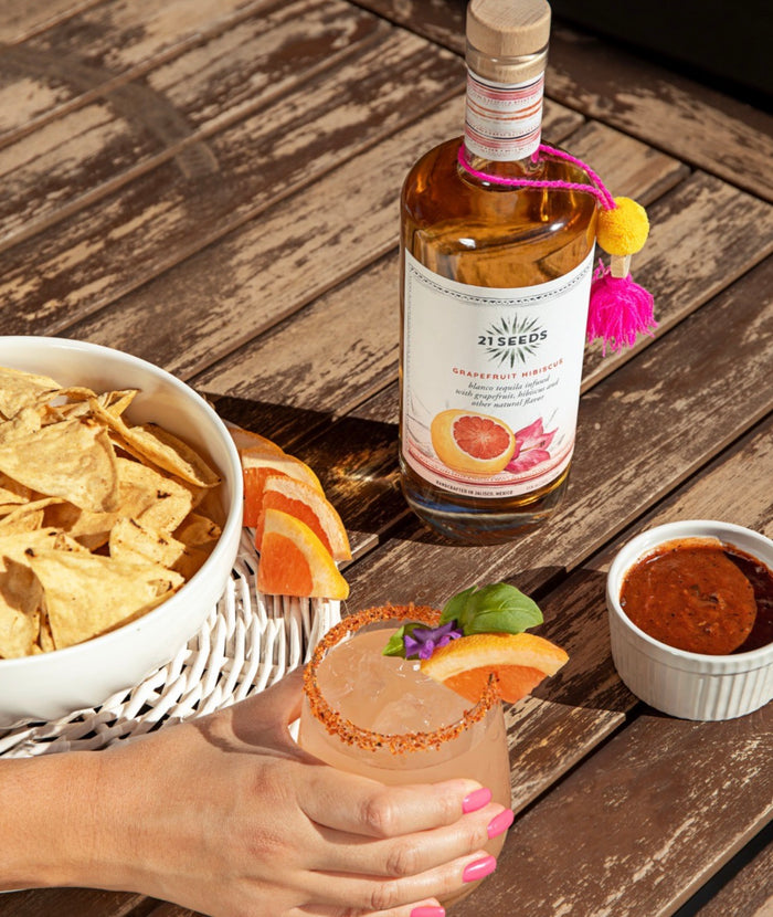 Order 21 Seeds Grapefruit Hibiscus Infused Tequila 750ml