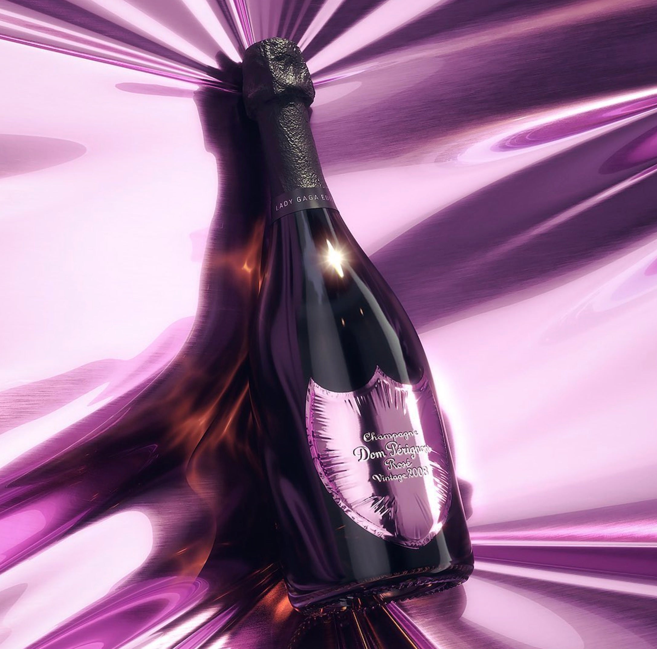 Dom Pérignon x Lady Gaga Limited Edition Rosé Vintage 2008