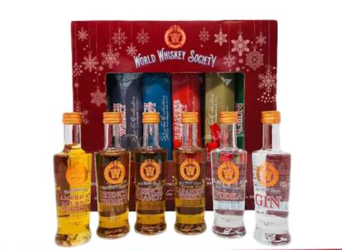 World Whiskey Society Christmas Candy Gift Set