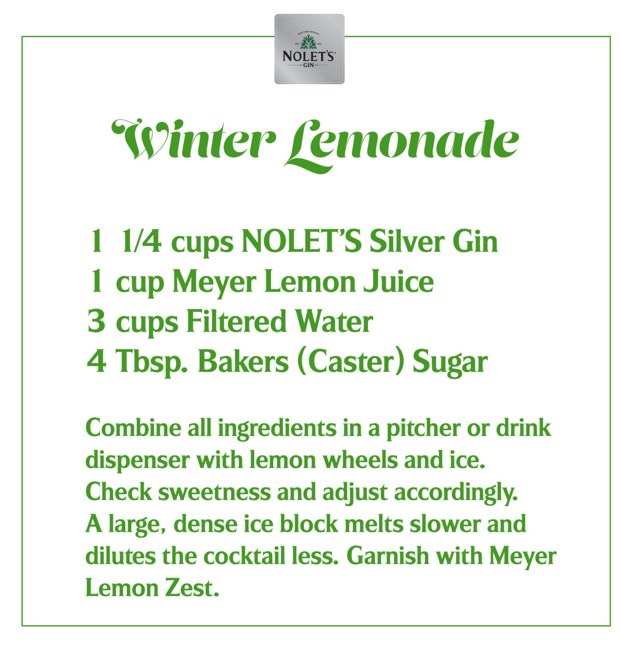 Nolet's Dry Gin Silver
