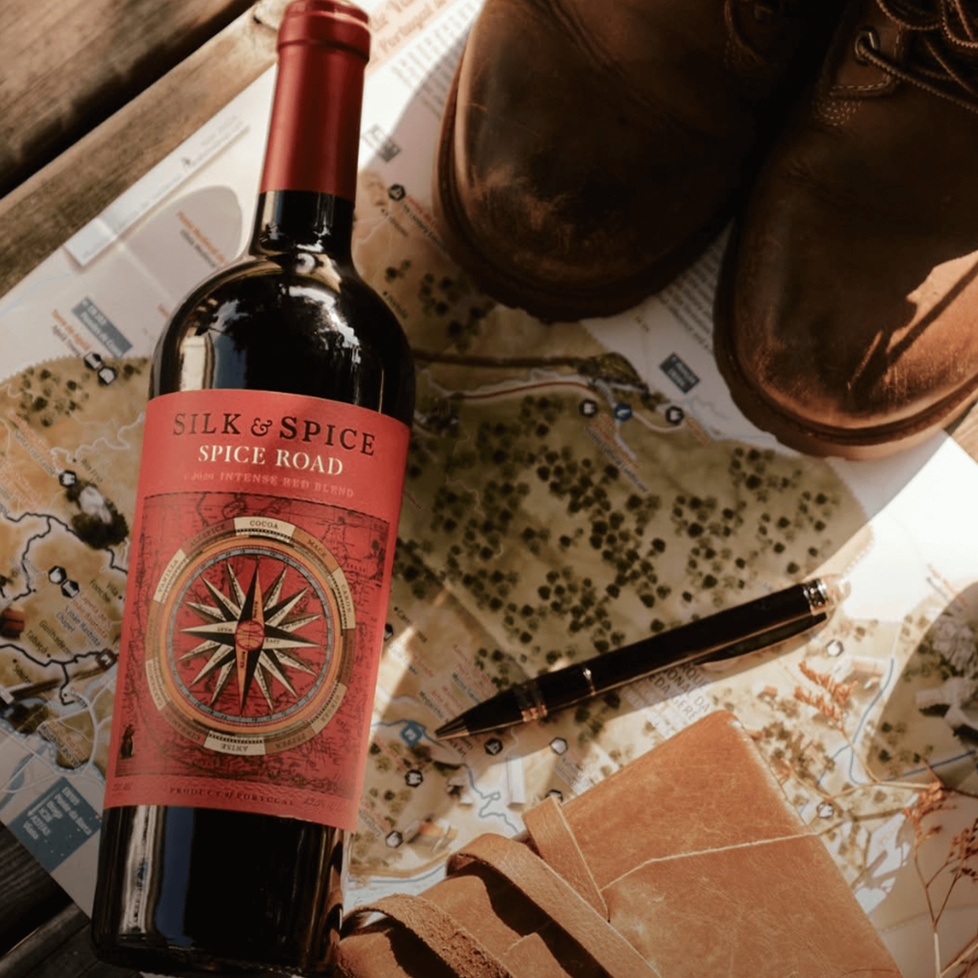 Silk and Spice Silk Road Red 2021 - Intense Red Wine