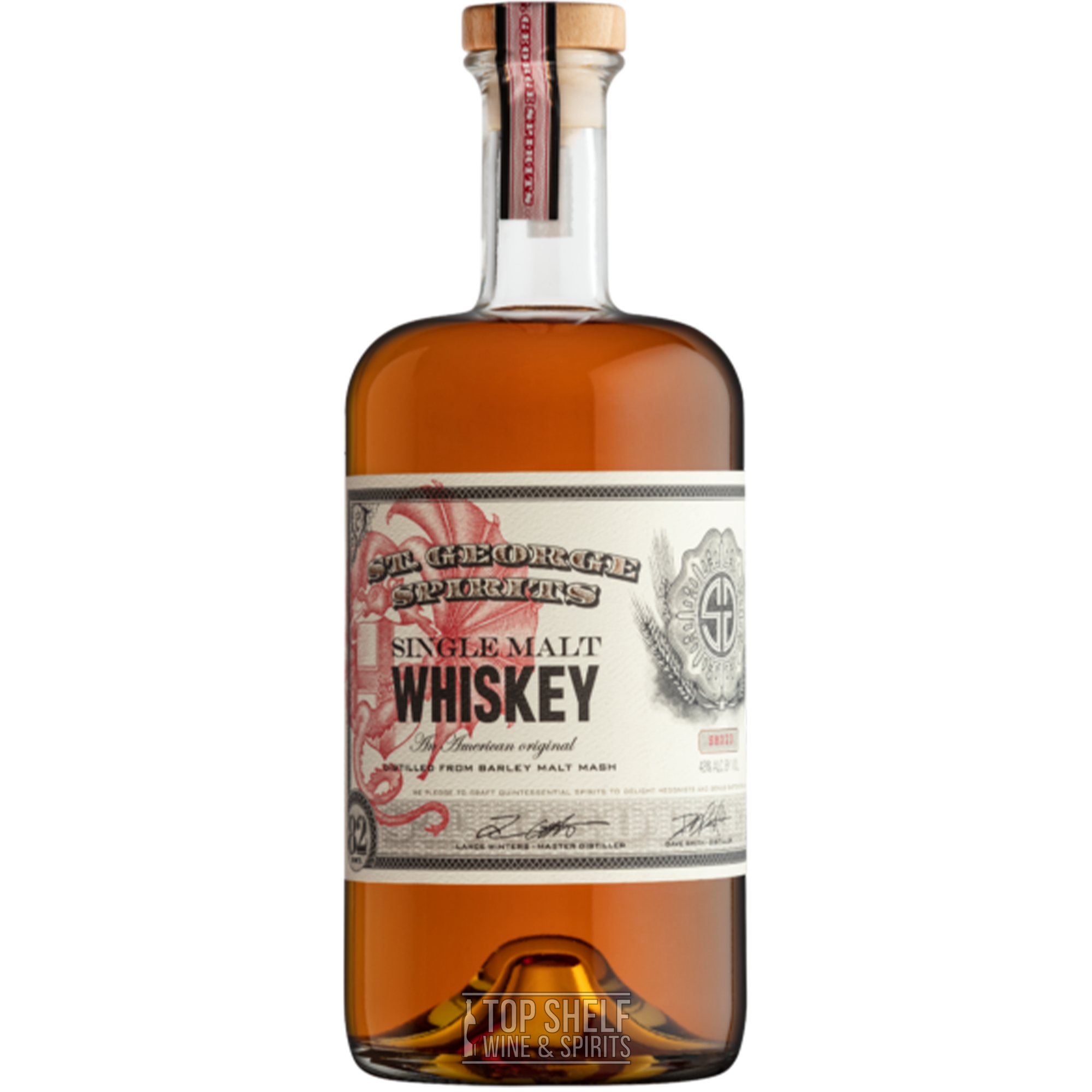 St George Single Malt American Oak Whiskey