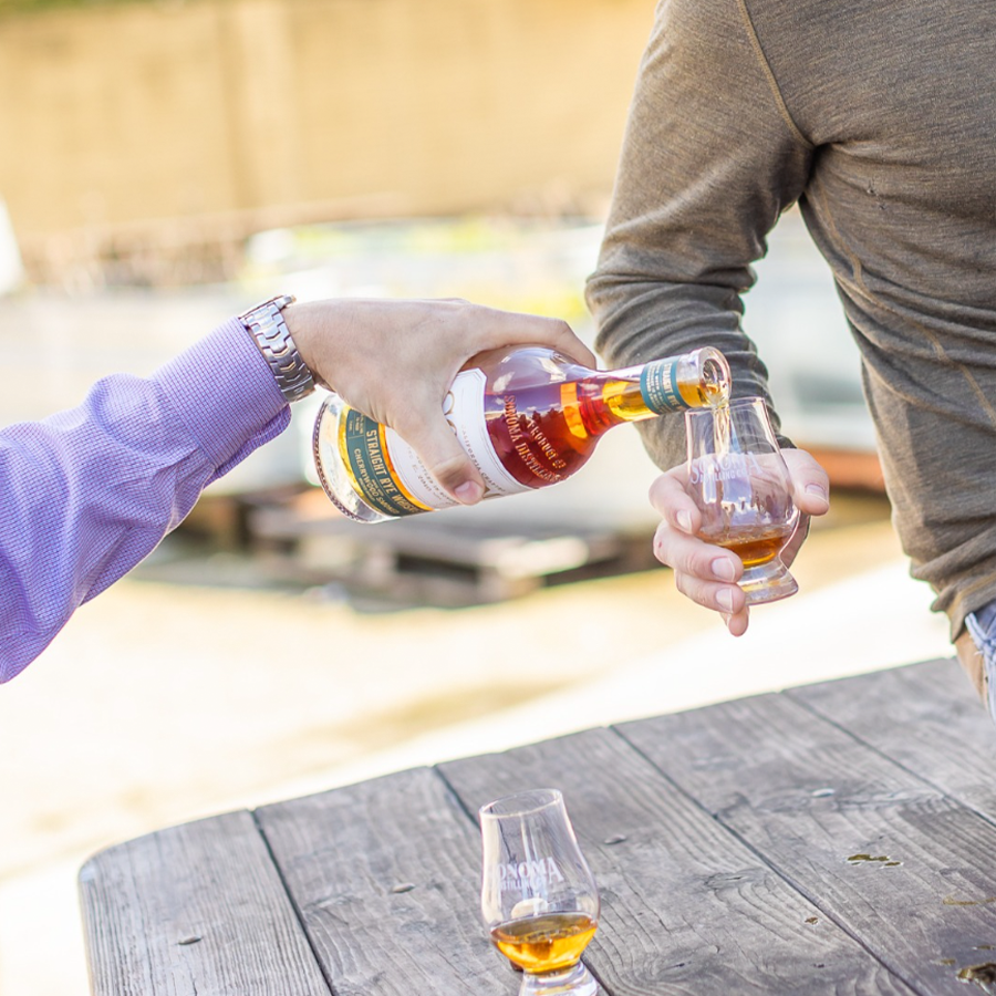 Sonoma Distilling Cherrywood Smoked Rye Whiskey