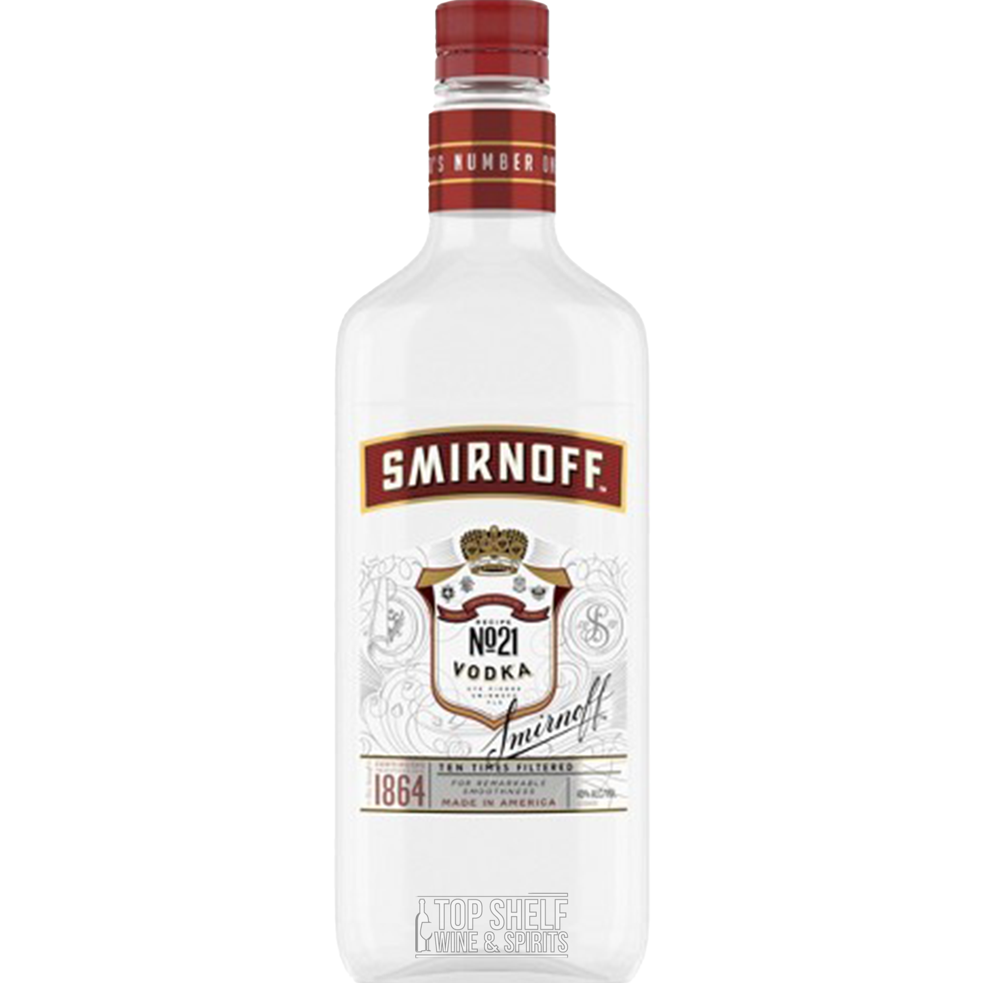 Smirnoff Vodka Flask Plastic