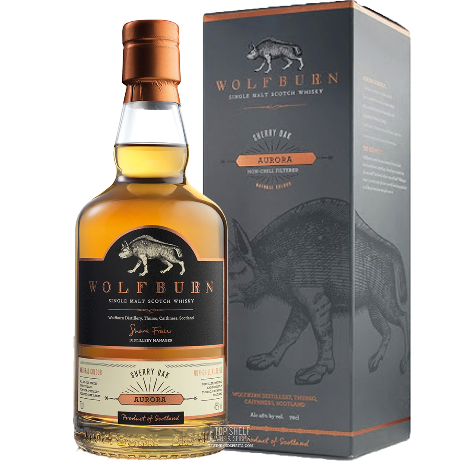 Wolfburn Aurora Single Malt Scotch Whiskey