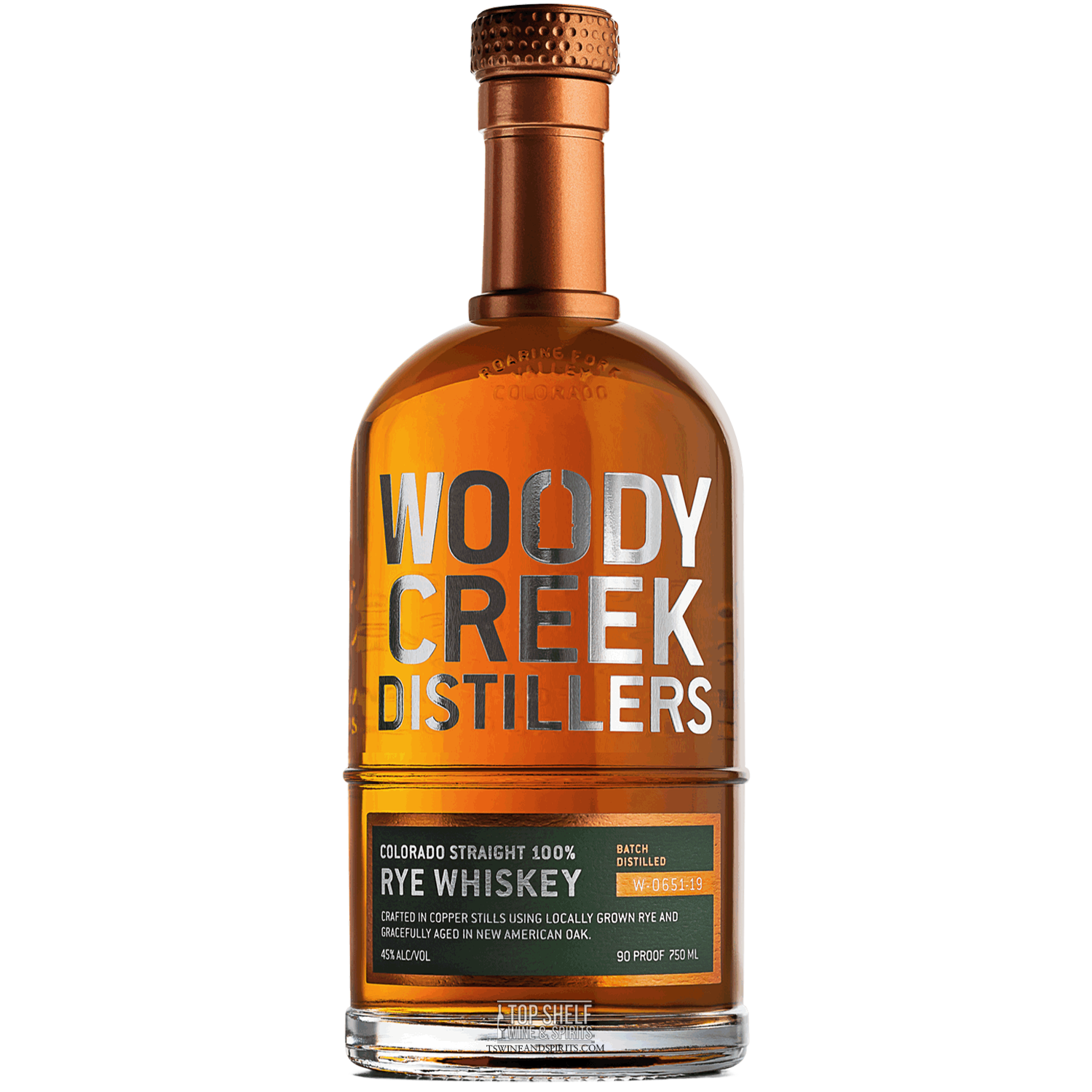 Woody Creek Rye Whiskey