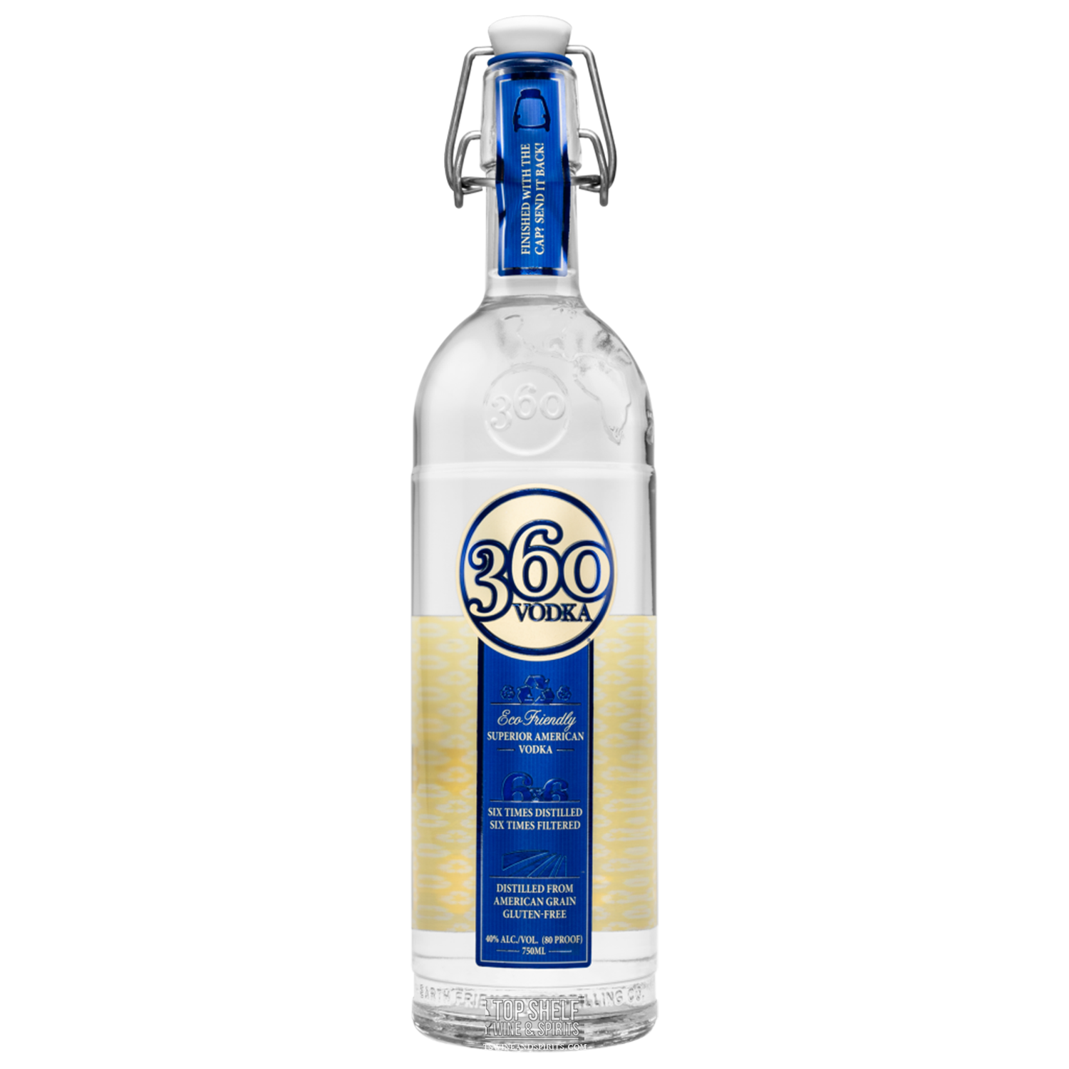 360 Vodka Eco Friendly Superior Vodka