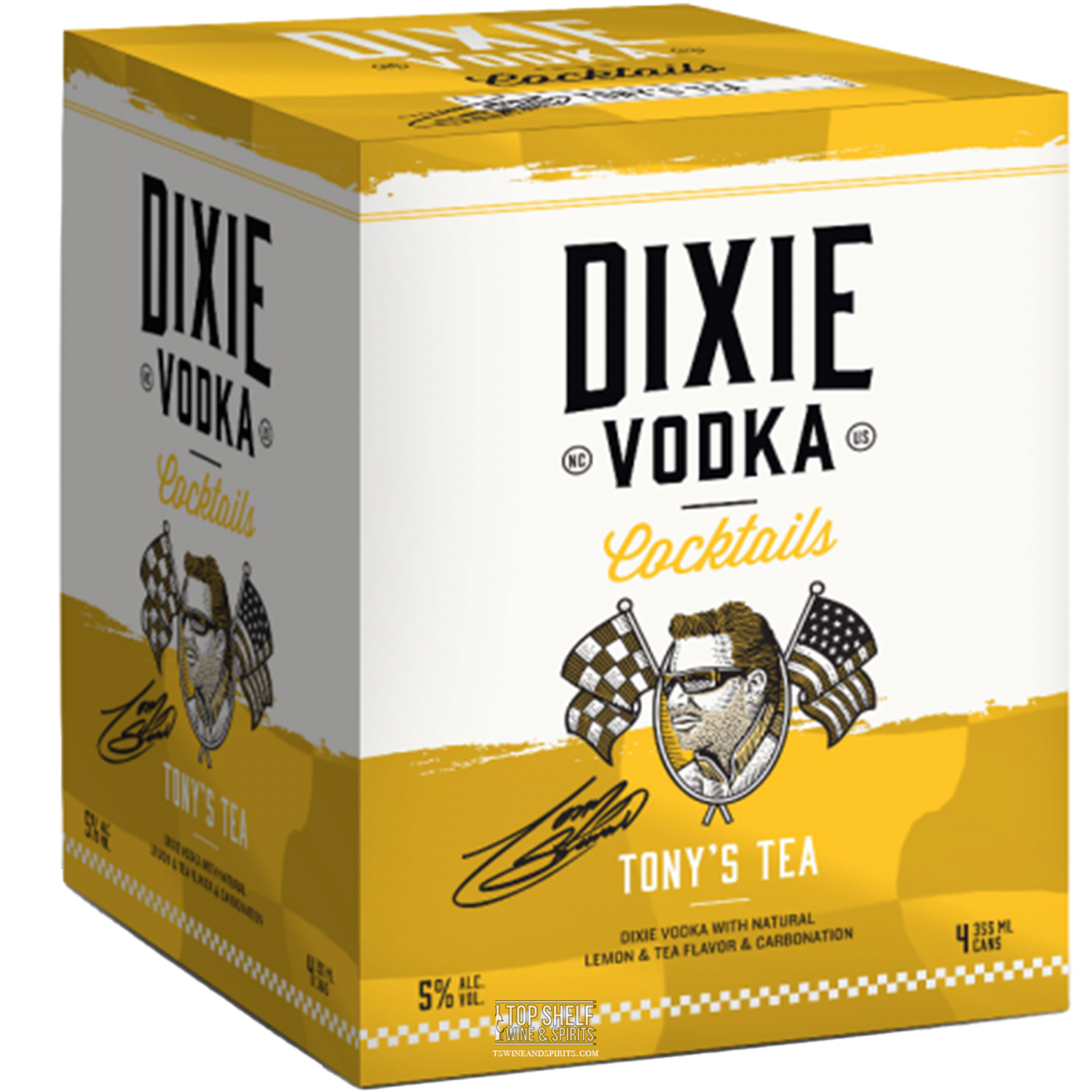 Dixie Vodka Cocktails Tony's Tea (4 Pack Cans)