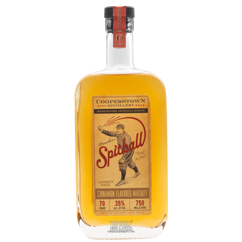 Cooperstown Distillery Spitball Cinnamon Whiskey (Less Sugar)
