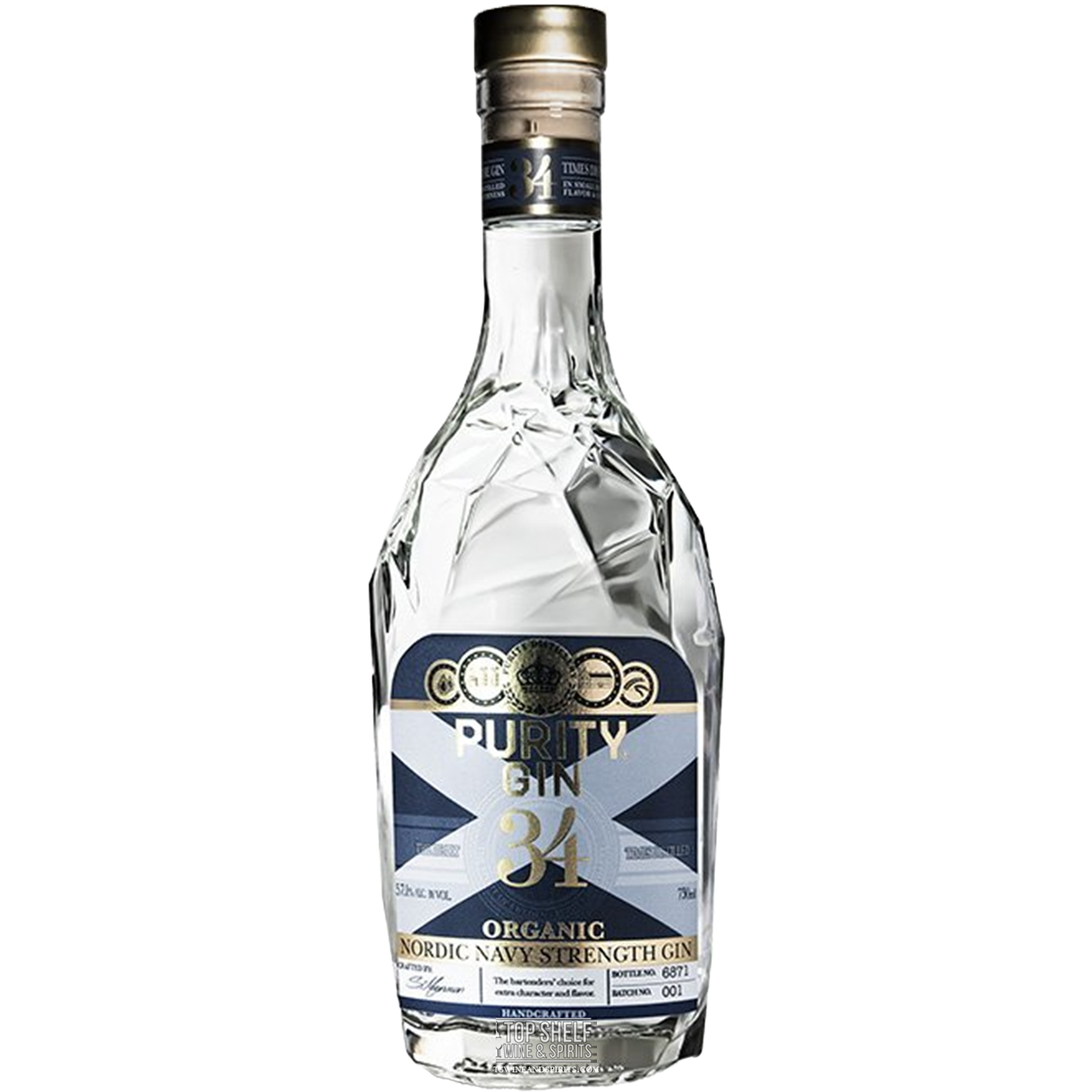 Purity 34 Organic Craft Navy Strength Gin